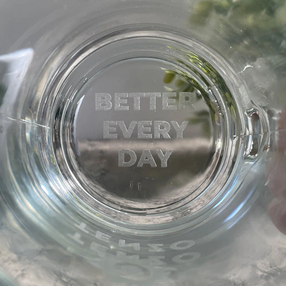 "Better Every Day" Glass Mug - Image 3