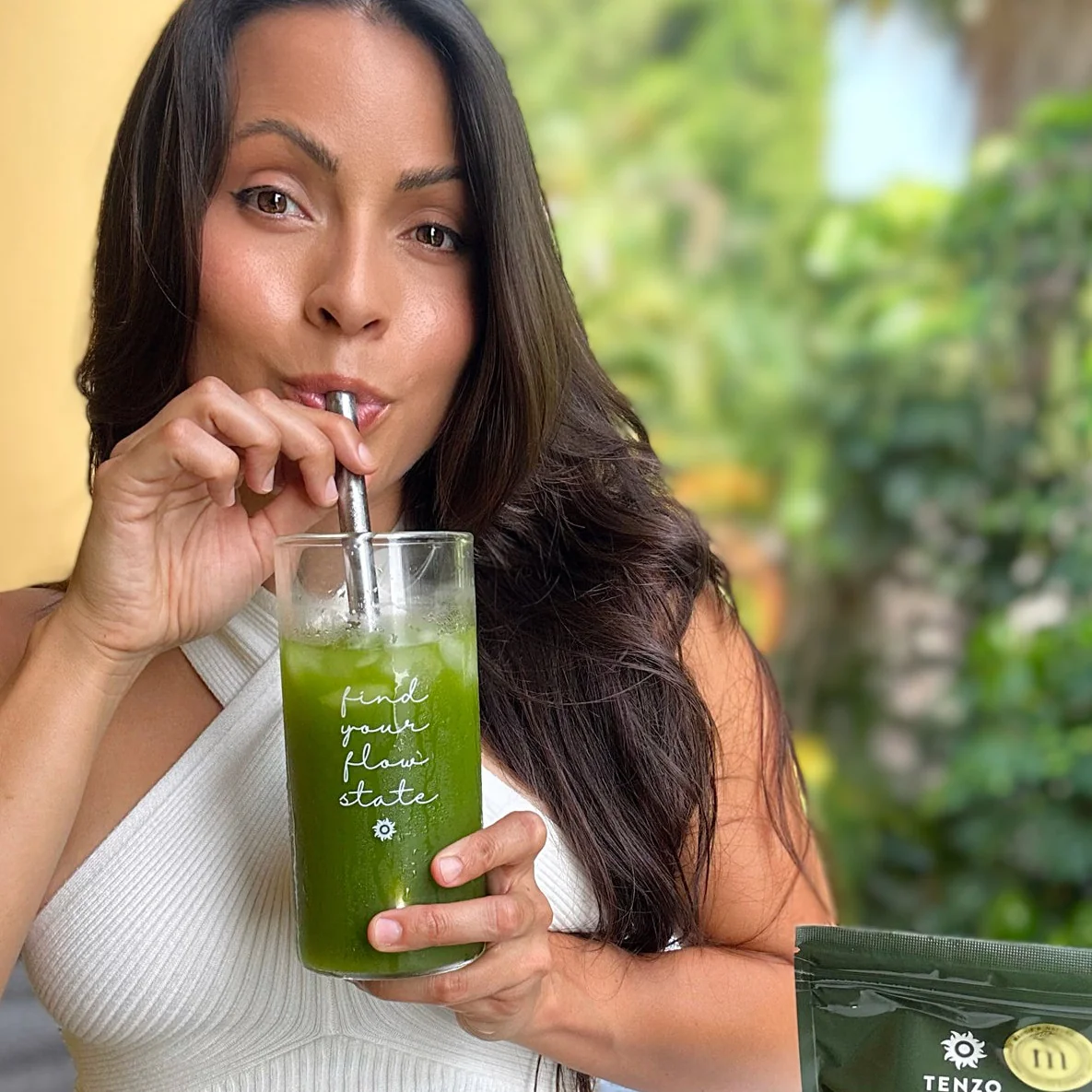 "Find Your Flow State" Glass Tumbler - Image 5