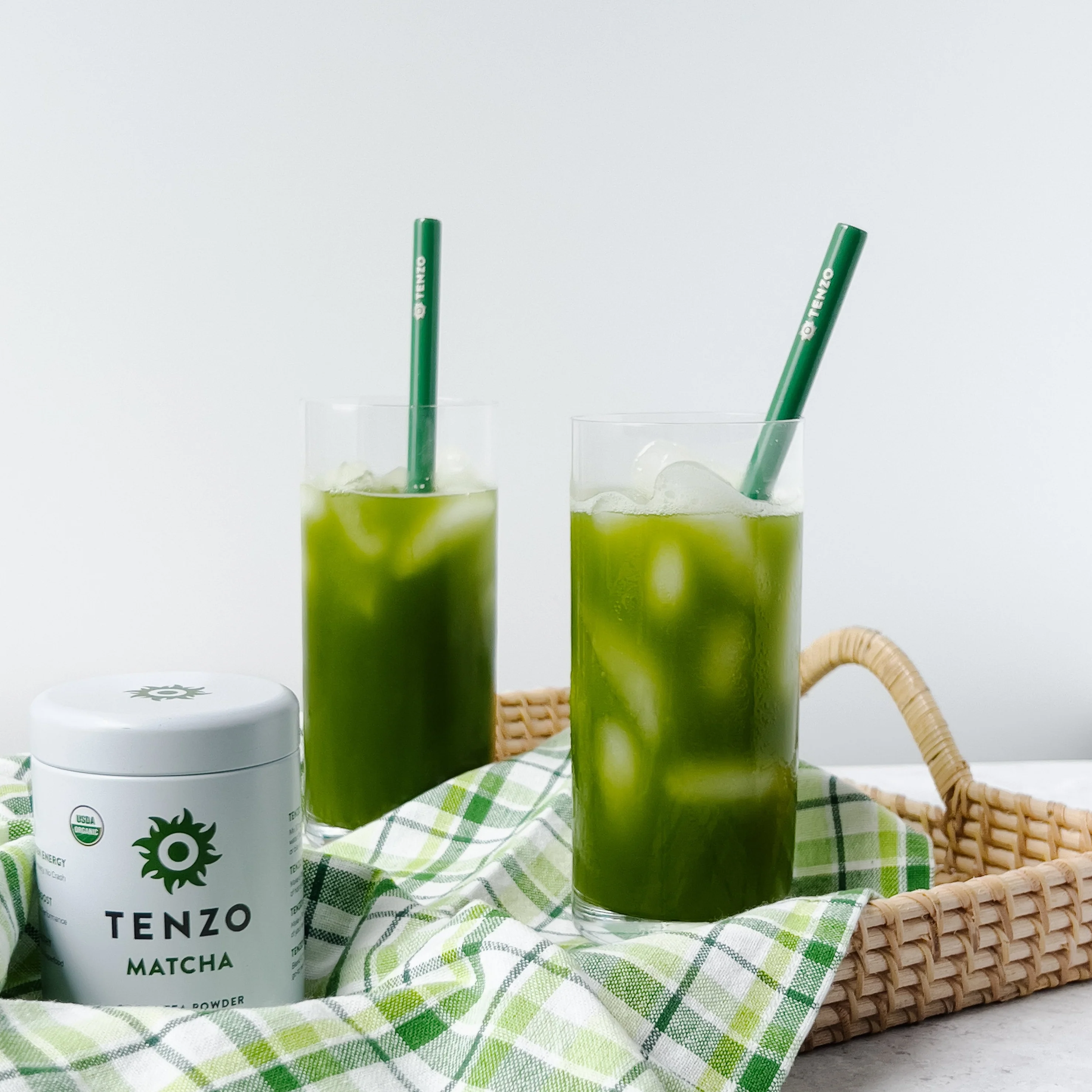 Green Straws, 2 Pack, Tenzo Limited Edition - Image 4