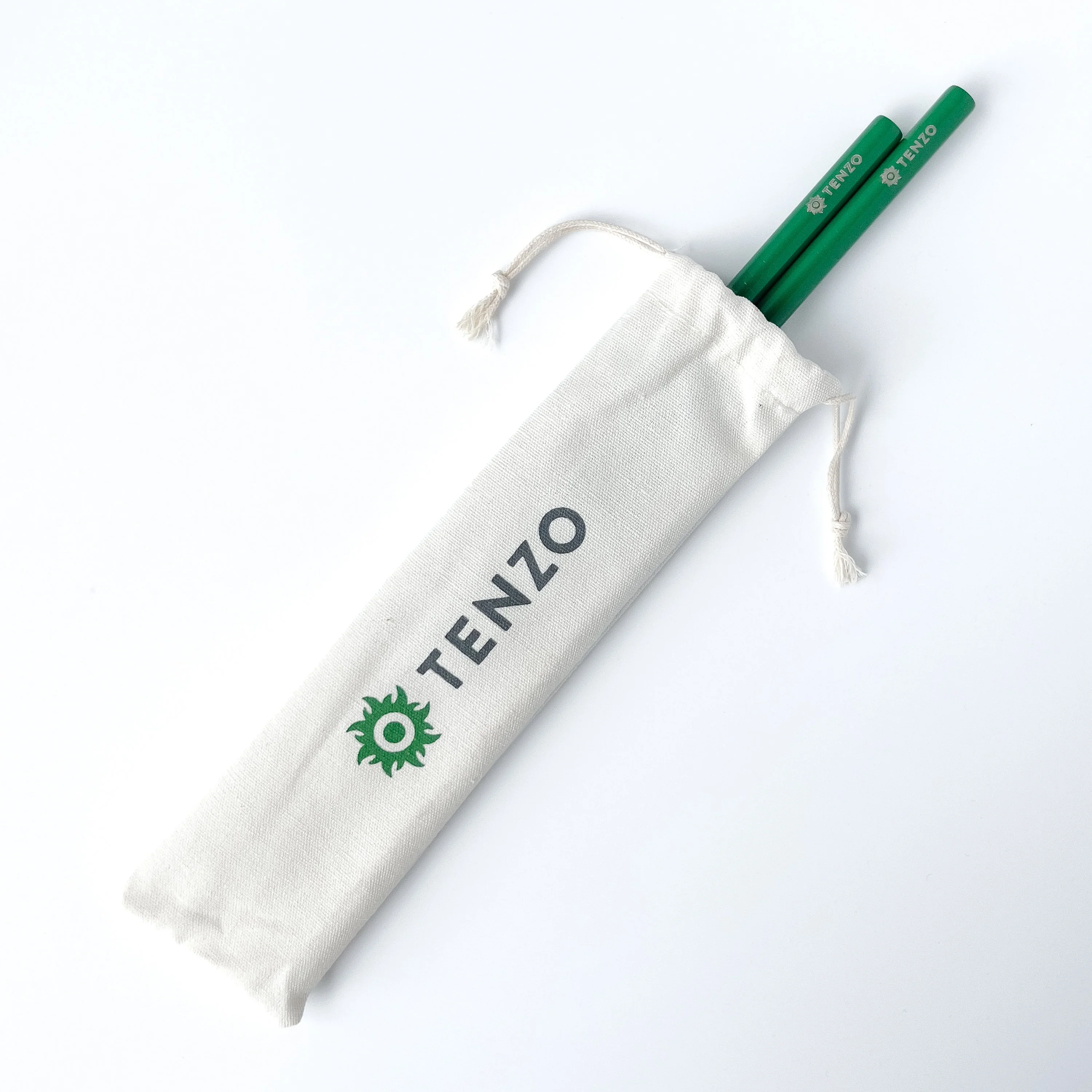 Green Straws, 2 Pack, Tenzo Limited Edition - Image 5
