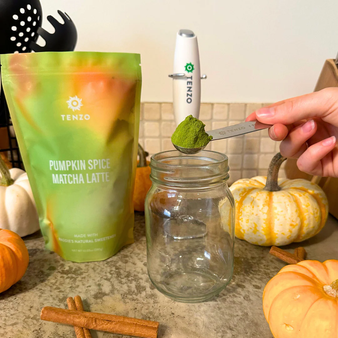 Tenzo Pumpkin Spice Matcha Latte - Image 3